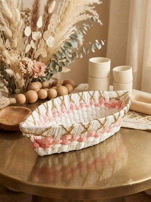 Elongated Ribbon Boat Tray